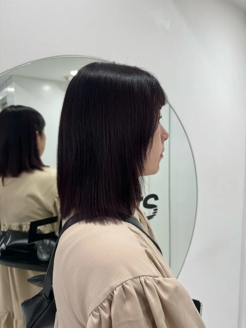 カラー ヘアカラー トリートメント 大人っぽ韓国🤍ブリ ーチ/mitsukiのヘアスタイル