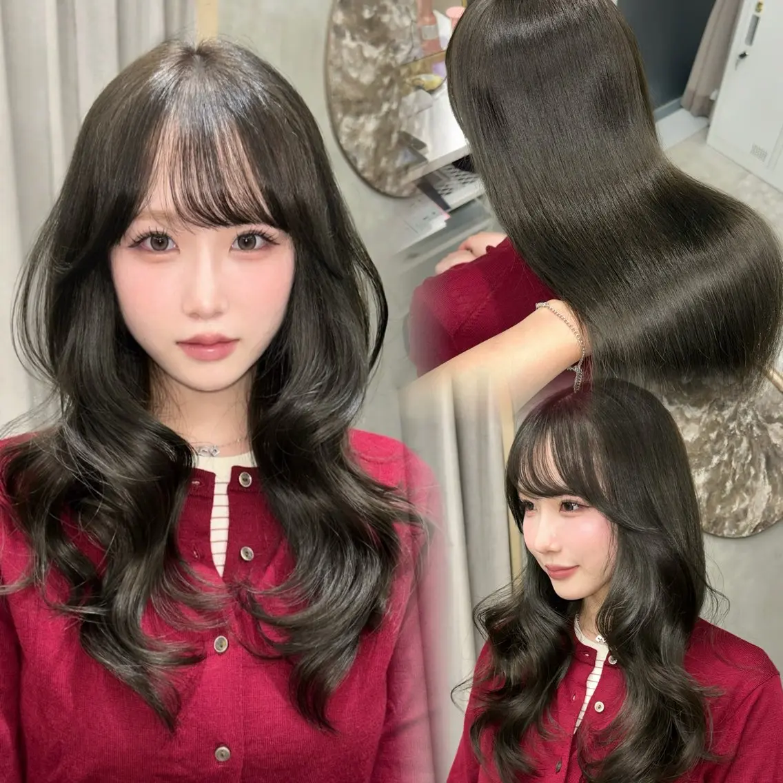 カラー 透明感カラー 💖表参道/韓国ヘア 顔周りカット/Rioのヘアスタイル