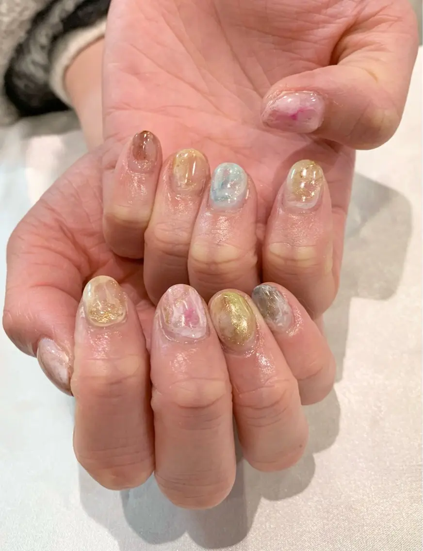 ネイル ハンドネイル ecrin 💎 mayuのネイルデザイン