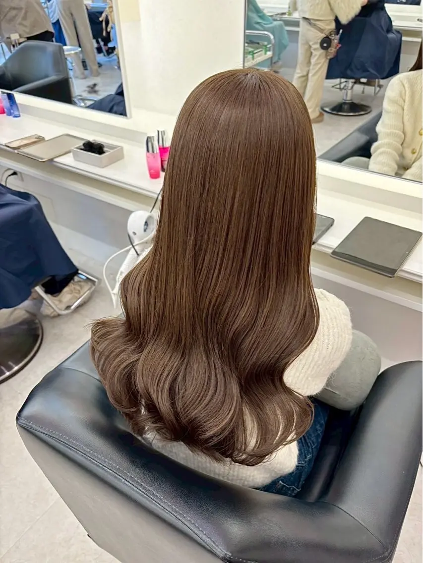 ロング カラー カット ヘアカラー Parve Mix/ 平 奈果🎀のヘアスタイル