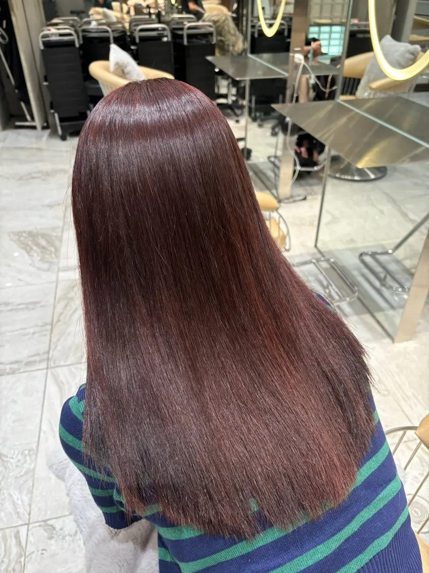 ミディアム トリートメント 透明感Wカラー 髪質改善/AYARIのヘアスタイル