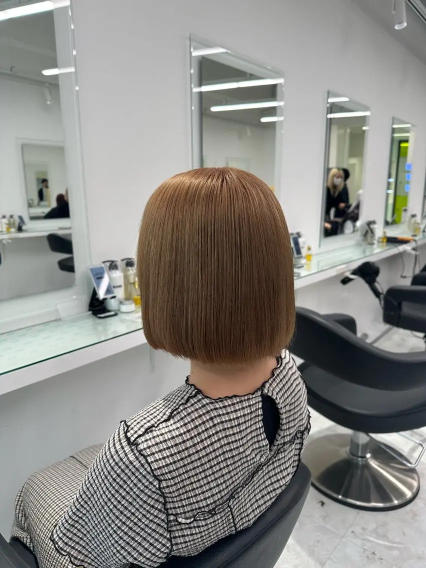 ロング カラー ヘアカラー トリートメント ヘッドスパ ヘアセット ❄最強かわいいカラー ❄️MINA❄️のヘアスタイル