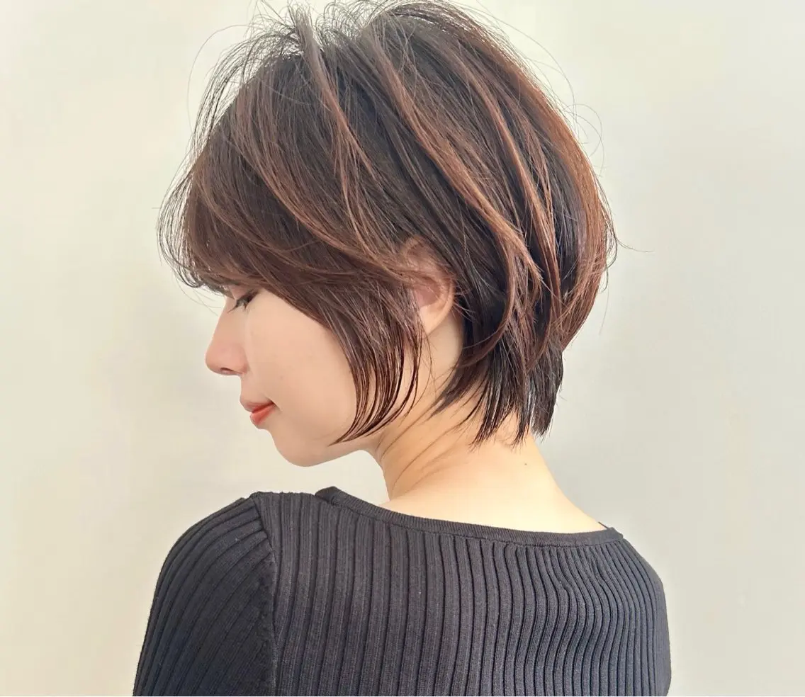 ショート くびれヘア ショートヘア カット ヘアカラー 雨宮 美月/ショート特化のヘアスタイル