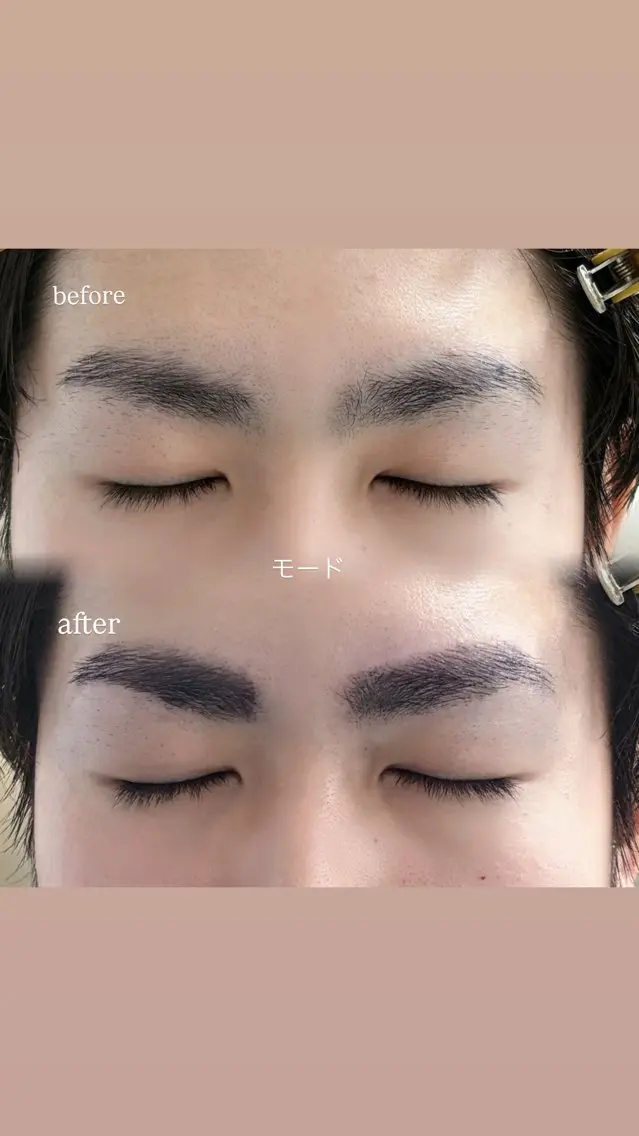 アイブロウ メンズアイブロウ 原野 優のマツエク・マツパデザイン