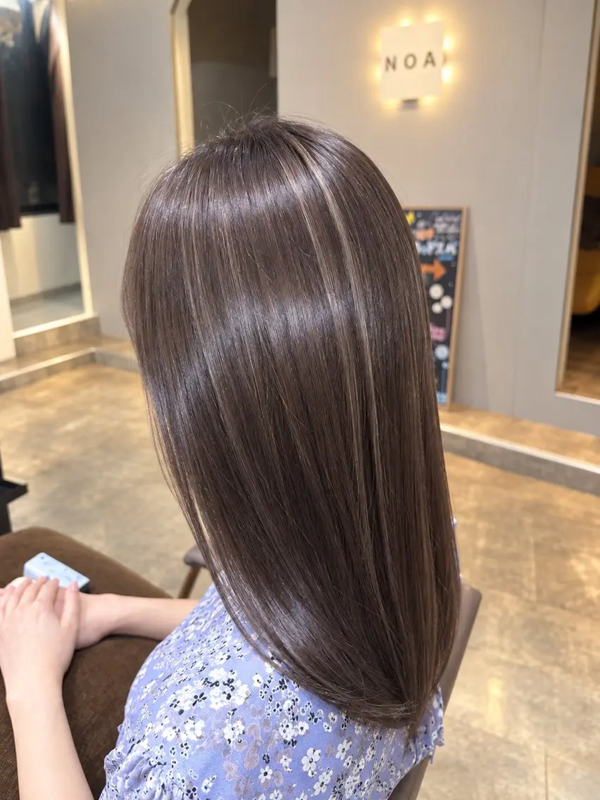 セミロング ‎🤍NOA福島 KURUMI‎🤍のヘアスタイル