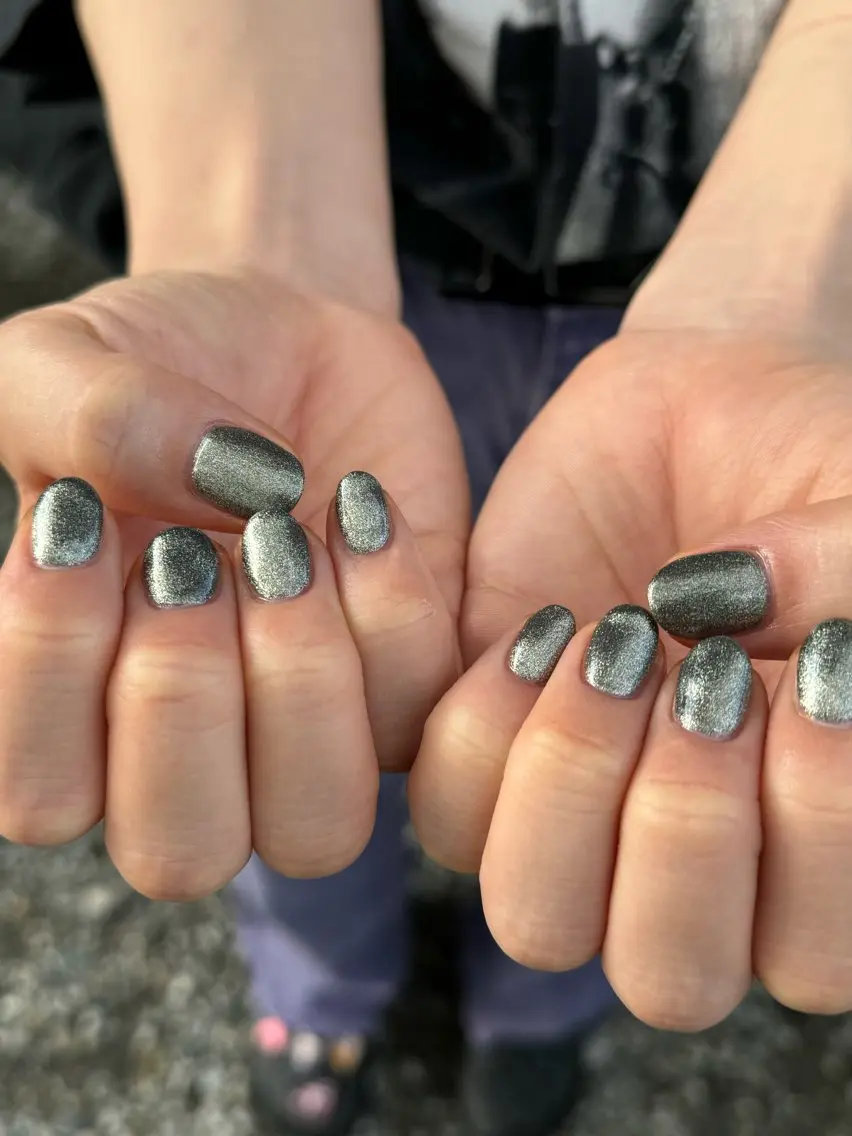 ネイル フットネイル マグネットネイル ミラーネイル ニュアンスネイル ワンカラーネイル jeu nail.のネイルデザイン