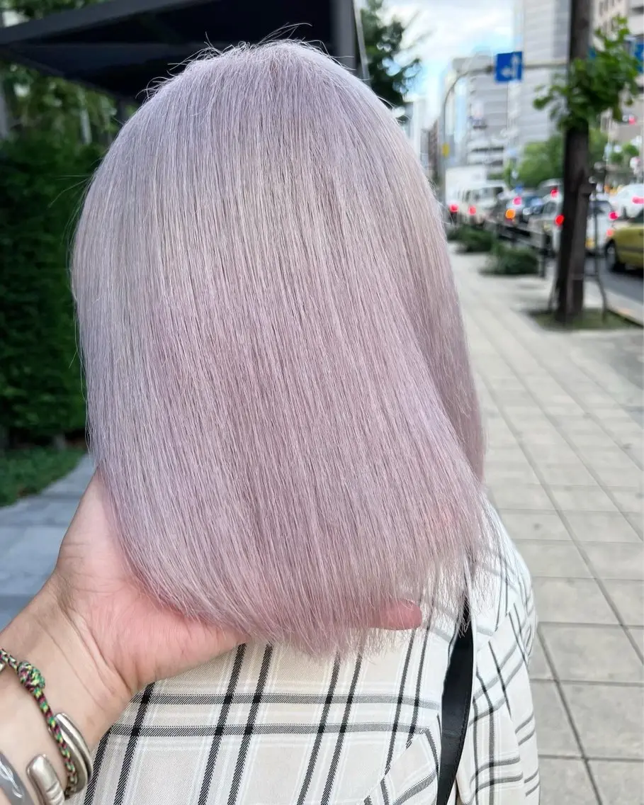 カラー ラベンダーカラー ヘアカラー リアム 【LIam】のヘアスタイル