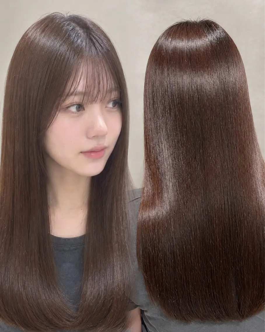 ロング カラー 透明感カラー ヘアカラー トリートメント 透明感カラー💎 アレンジ🩰Rimiのヘアスタイル