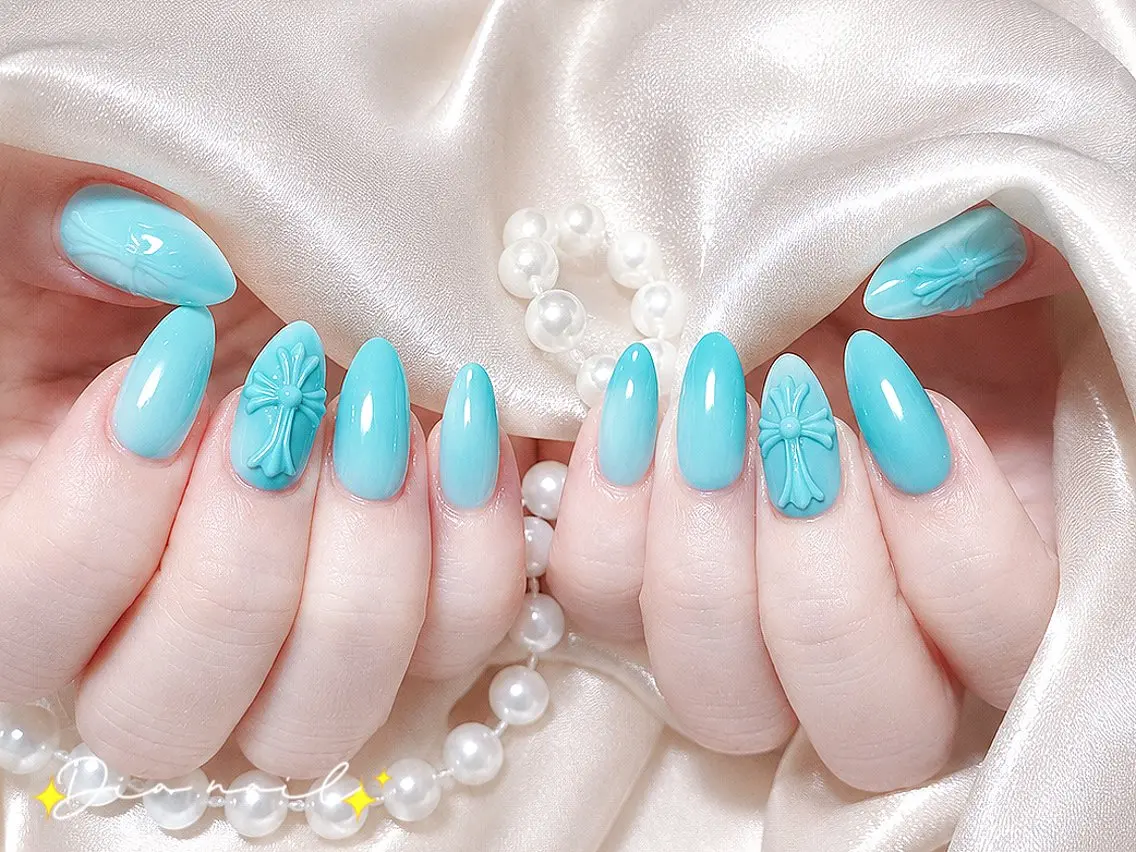 ネイル フットネイル 韓国ネイル レース マグネットネイル ニュアンスネイル ハンドネイル Dia nail サロンのネイルデザイン