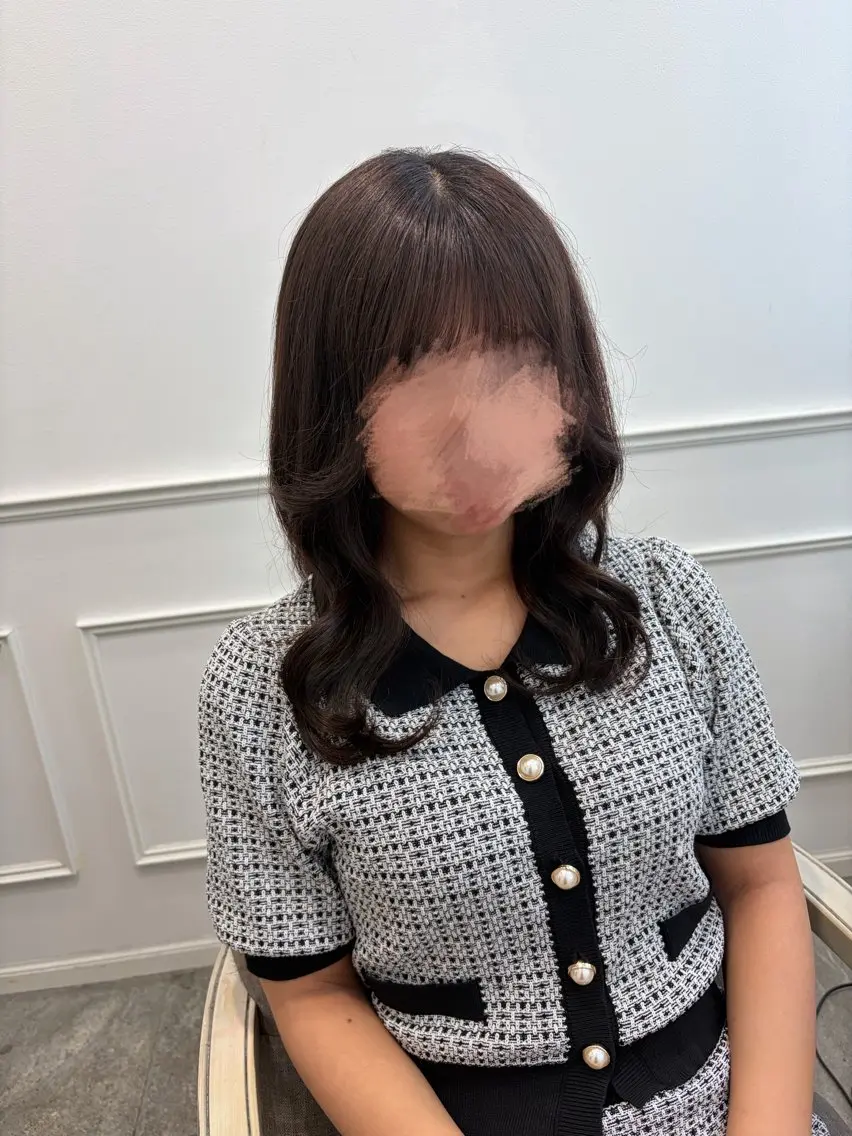 ミディアム 天野 優希のヘアスタイル