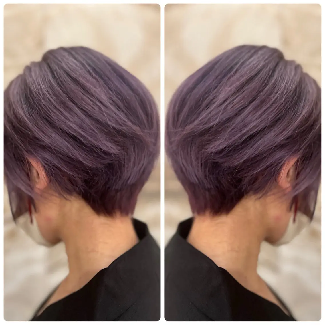 ショート カラー ラベンダーカラー ラベンダーピンク ピンクカラー ヘアカラー トリートメント 小山内 龍一郎 店長のヘアスタイル