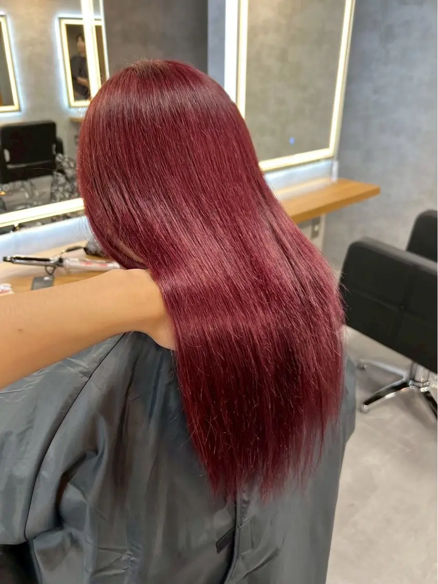 セミロング ヘアカラー 🇰🇷韓国ヘア特化 ヒロキ🇰🇷のヘアスタイル