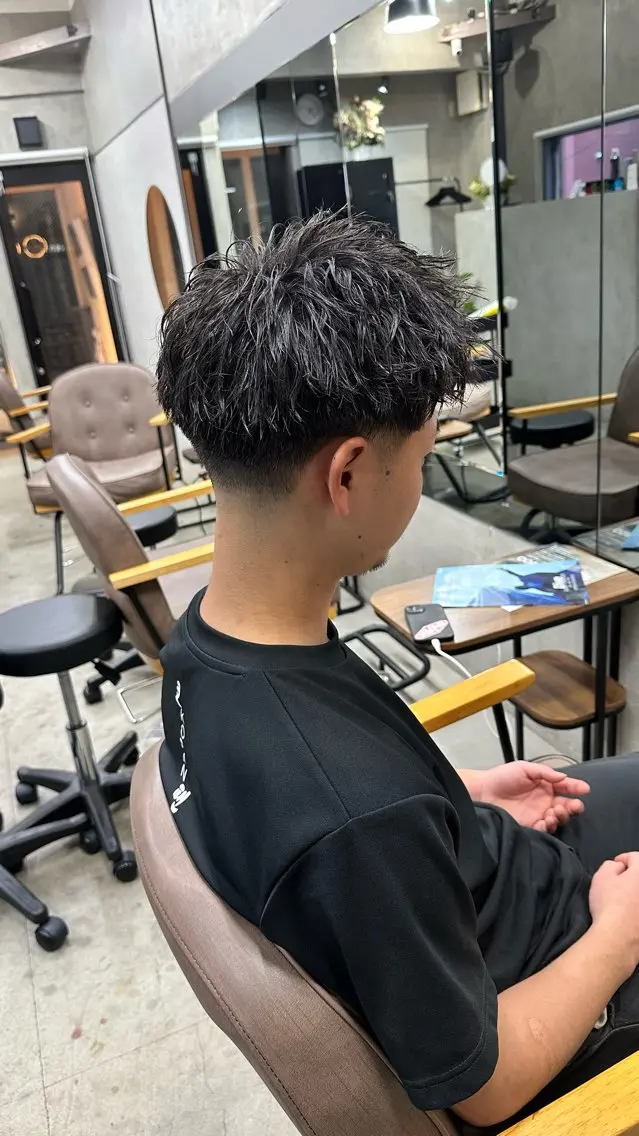 メンズ フェードカット 福岡美容師🔥 HIBIKIのヘアスタイル
