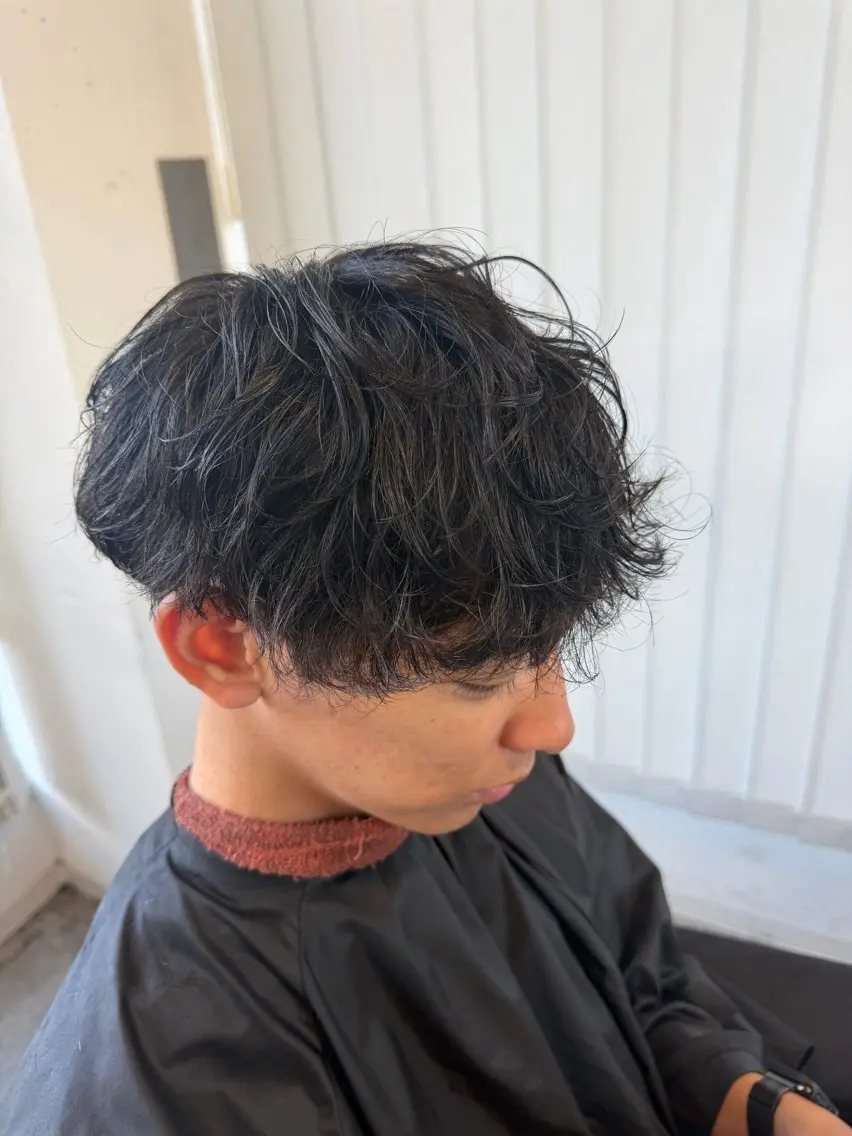 パーマ メンズ メンズパーマ シエル岡山店 行司　圭佑のヘアスタイル
