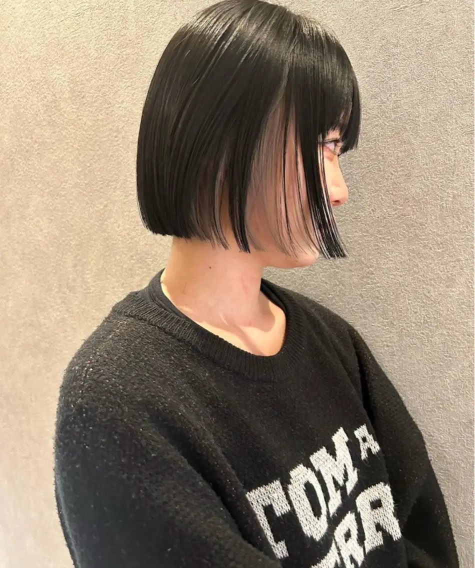 ショート 透明感カラー/ボブ 高野菜瑠のヘアスタイル