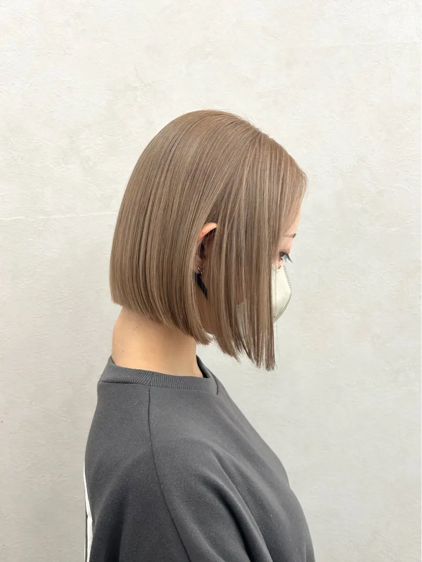 🌈ブリーチダブルカラー ➕カット➕ケラチントリートメント🌈(ケアブリーチ付き✨)の写真