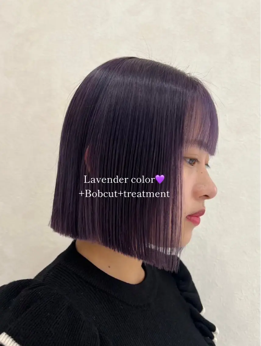 ショート ヘアカラー トリートメント 透明感カラー/ ボブ/miyuu🥣のヘアスタイル