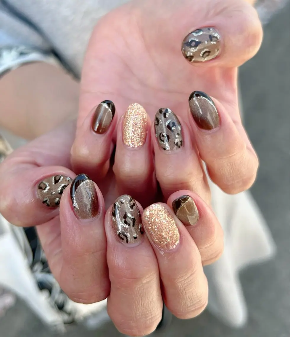 ネイル アニマル柄 ハンドネイル Nail Salon Ｄream Mamのネイルデザイン
