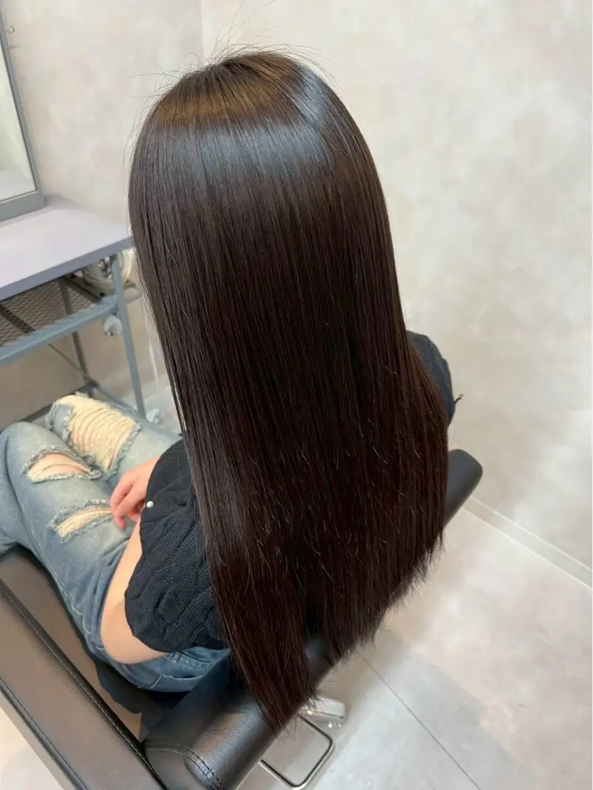 ロング 茶谷 沙穂のヘアスタイル