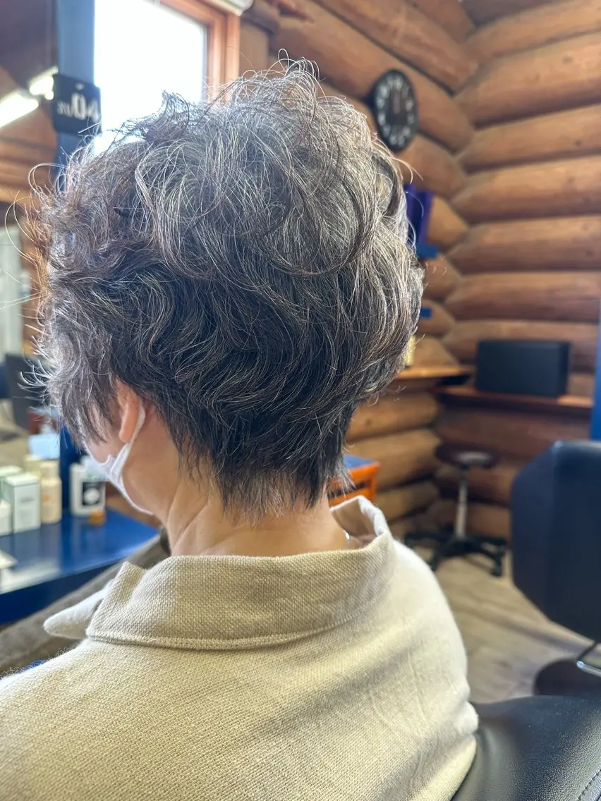 ショート パーマ ショートヘア カット ヘアカラー パーマ トリートメント 🌻リンクスハート 島岡 茉生🌻🌼のヘアスタイル