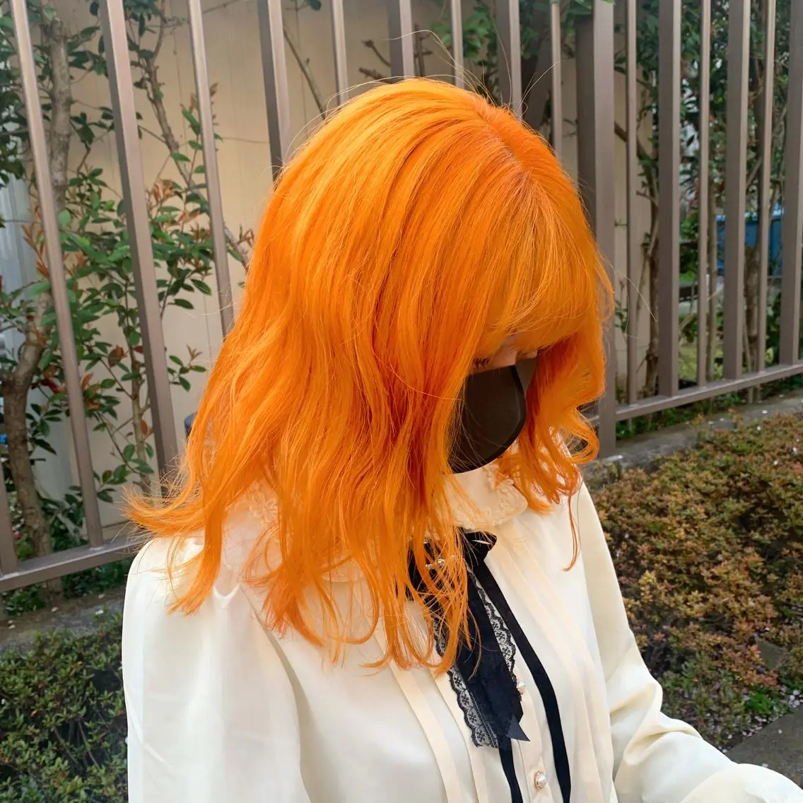 セミロング カラー ブリーチ カット ヘアカラー 🌷お洒落推しカラー moe🐰🌷のヘアスタイル