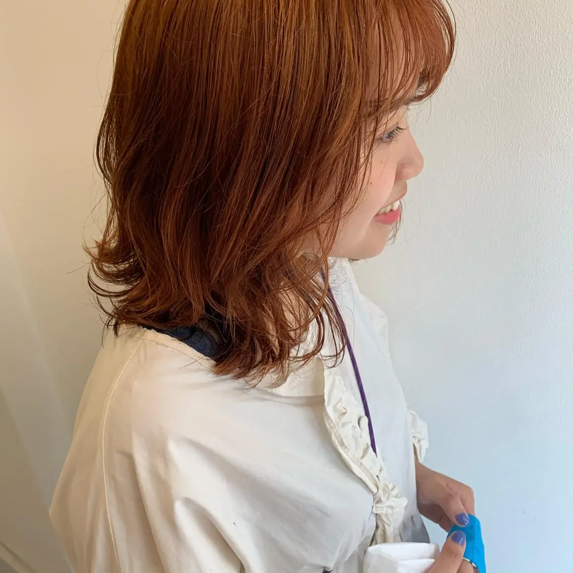 カラー MARU パーマ/レイヤーのヘアスタイル