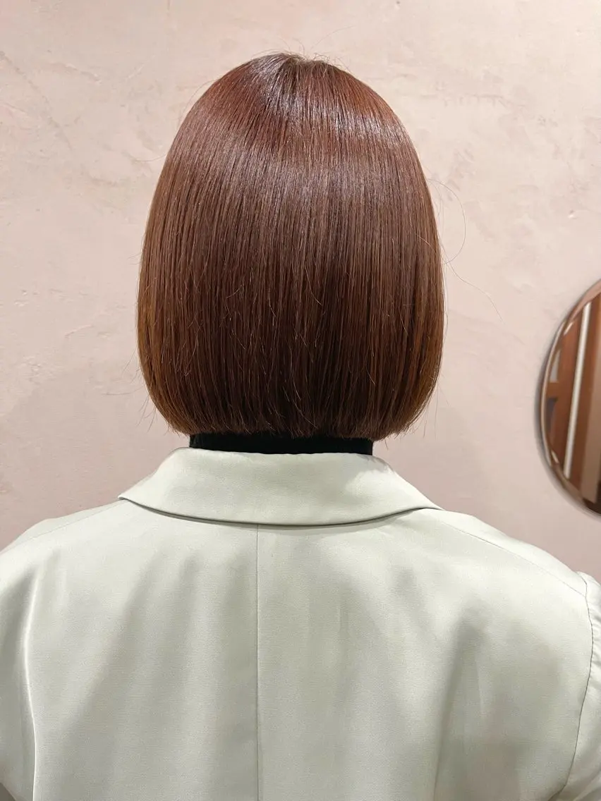 ショート カラー 透明感カラー ピンクカラー ボブ あゆみ /sopiのヘアスタイル