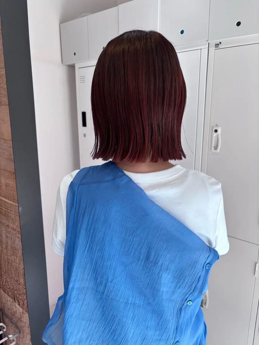 ショート 切りっぱなしボブ ボブ NEWI 京橋 京橋【tomomi】のヘアスタイル