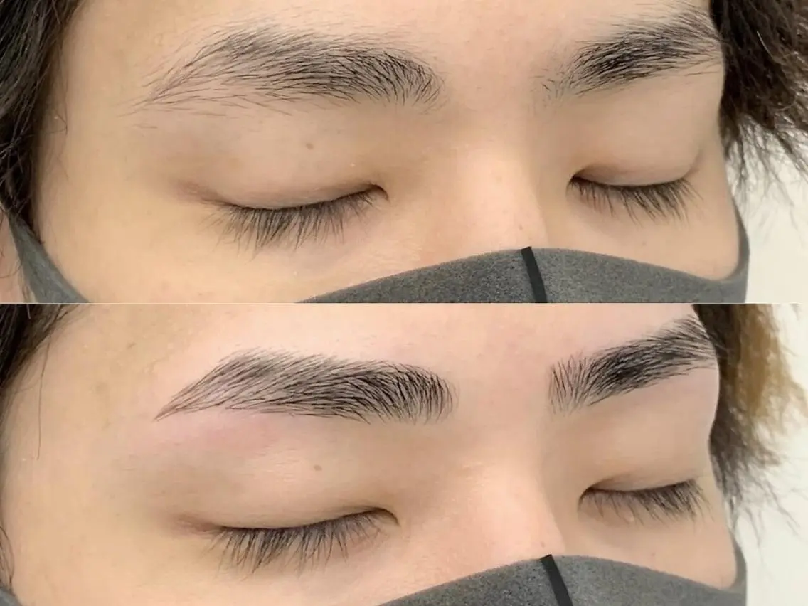 🚹人気No.2★【メンズ眉毛】メンズアイブロウスタイリング(眉WAX込)の写真