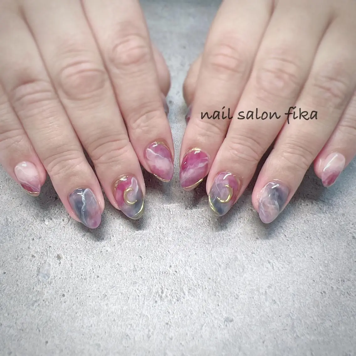 ネイル ニュアンスネイル nail salon fikaのネイルデザイン