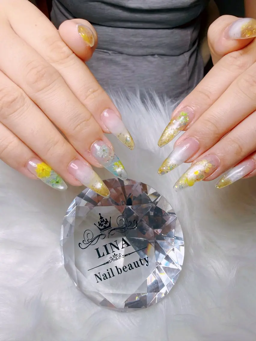 ネイル 韓国ネイル 夏ネイル ワンホンネイル Lina  nail beautyのネイルデザイン