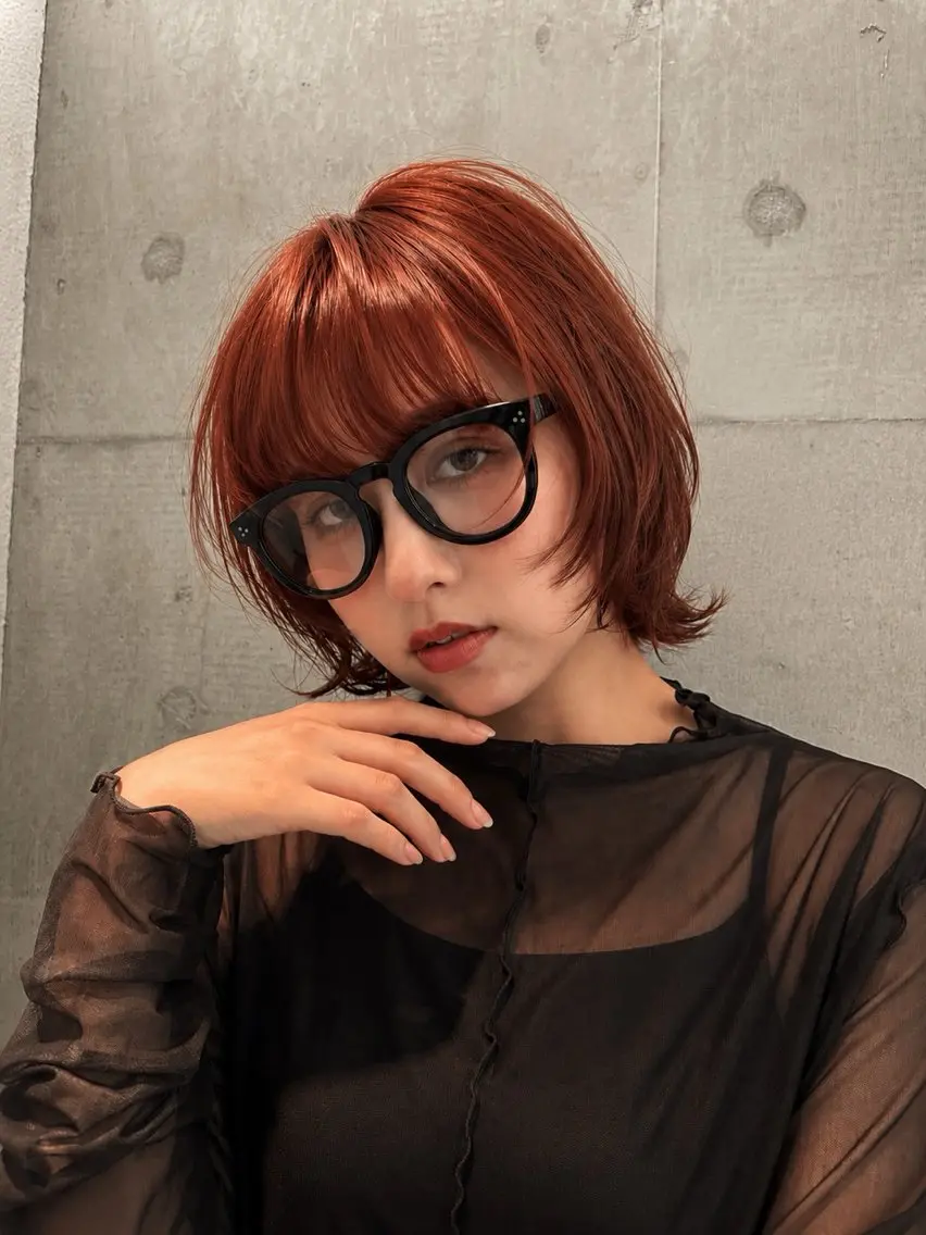 ショート カラー 笠原 健人のヘアスタイル