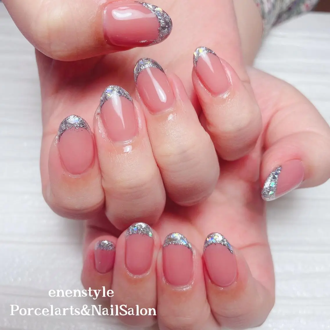 ミディアム ネイル 🐾enen style 🐾のネイルデザイン
