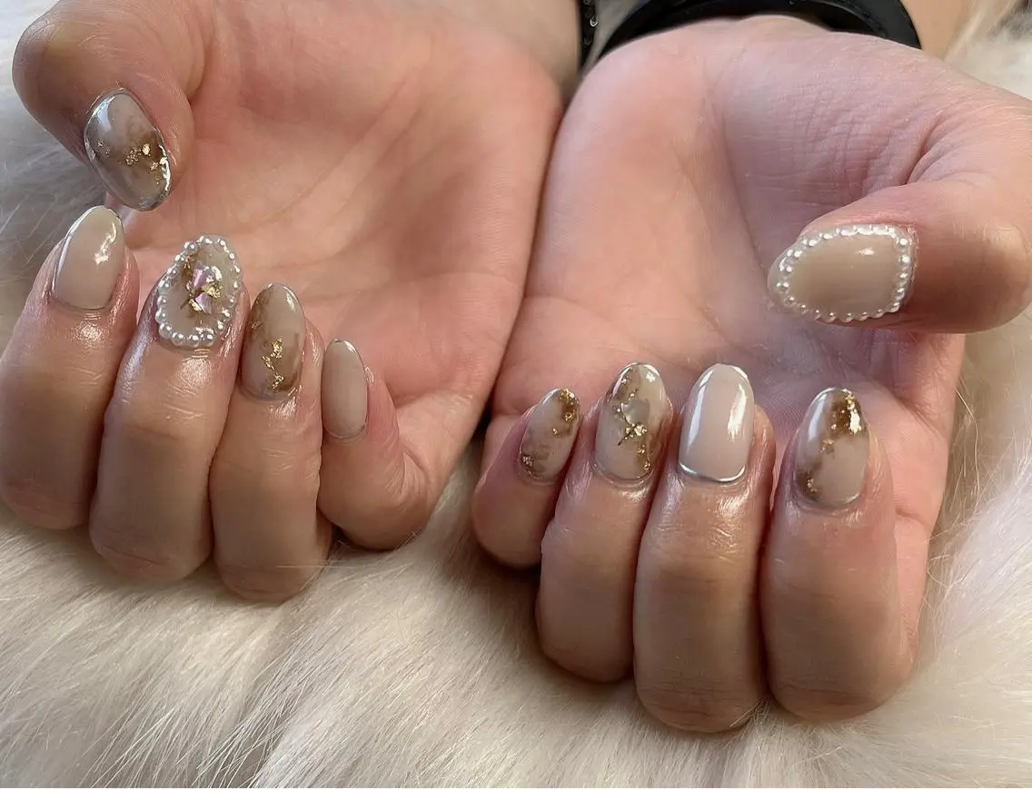 ネイル アートネイル ニュアンスネイル Nail Salon Momoのネイルデザイン