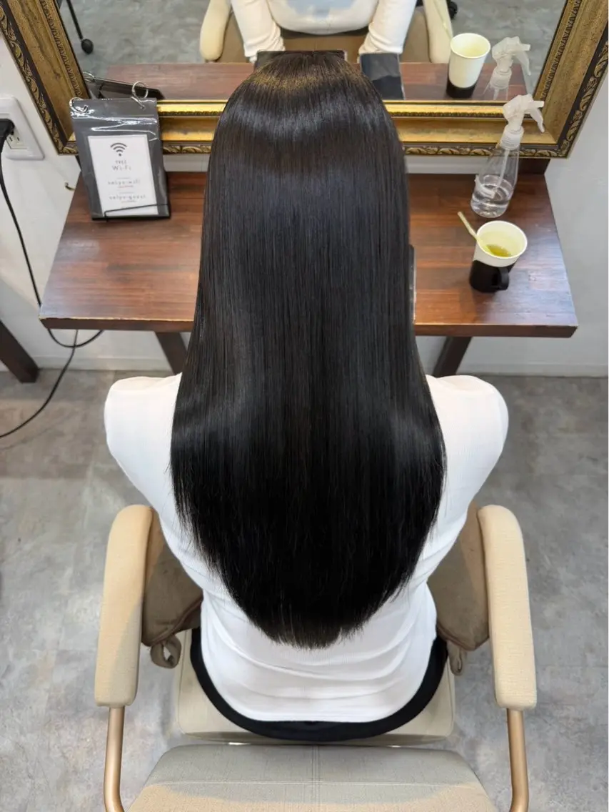 ロング しまぬき じゅねのヘアスタイル