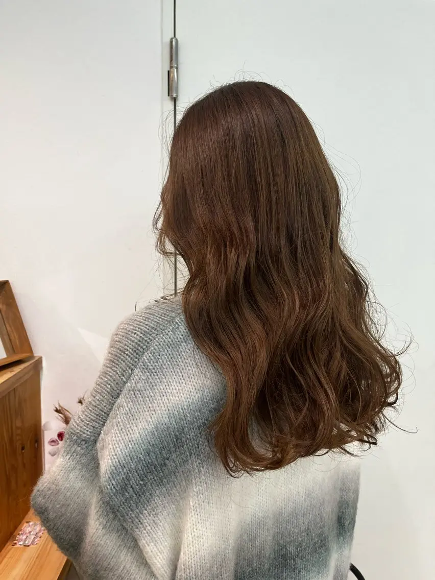 ロング 縮毛矯正 トリートメント 室谷 ゆりあのヘアスタイル