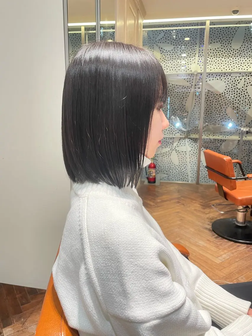 ミディアム カラー 松田 響のヘアスタイル