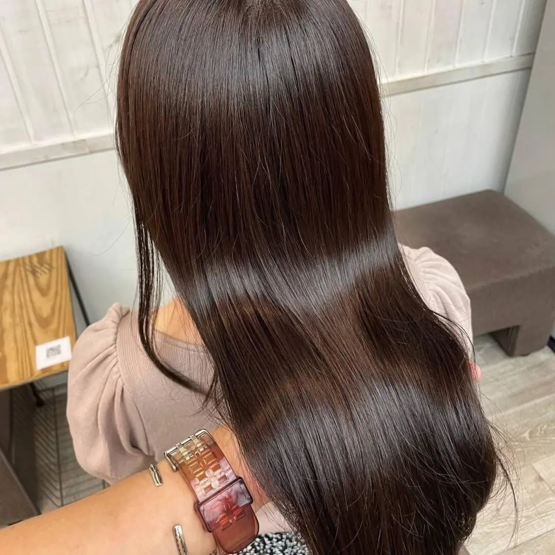 【ダメージレス髪質改善】カット+酸性ストレート¥19500の写真