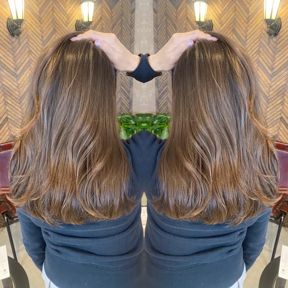 ロング カラー tocca 💜石田愛結💜のヘアスタイル