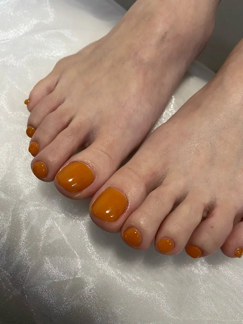 【FOOT🦶】simple design(1color/フレンチ/グラデーション)の写真