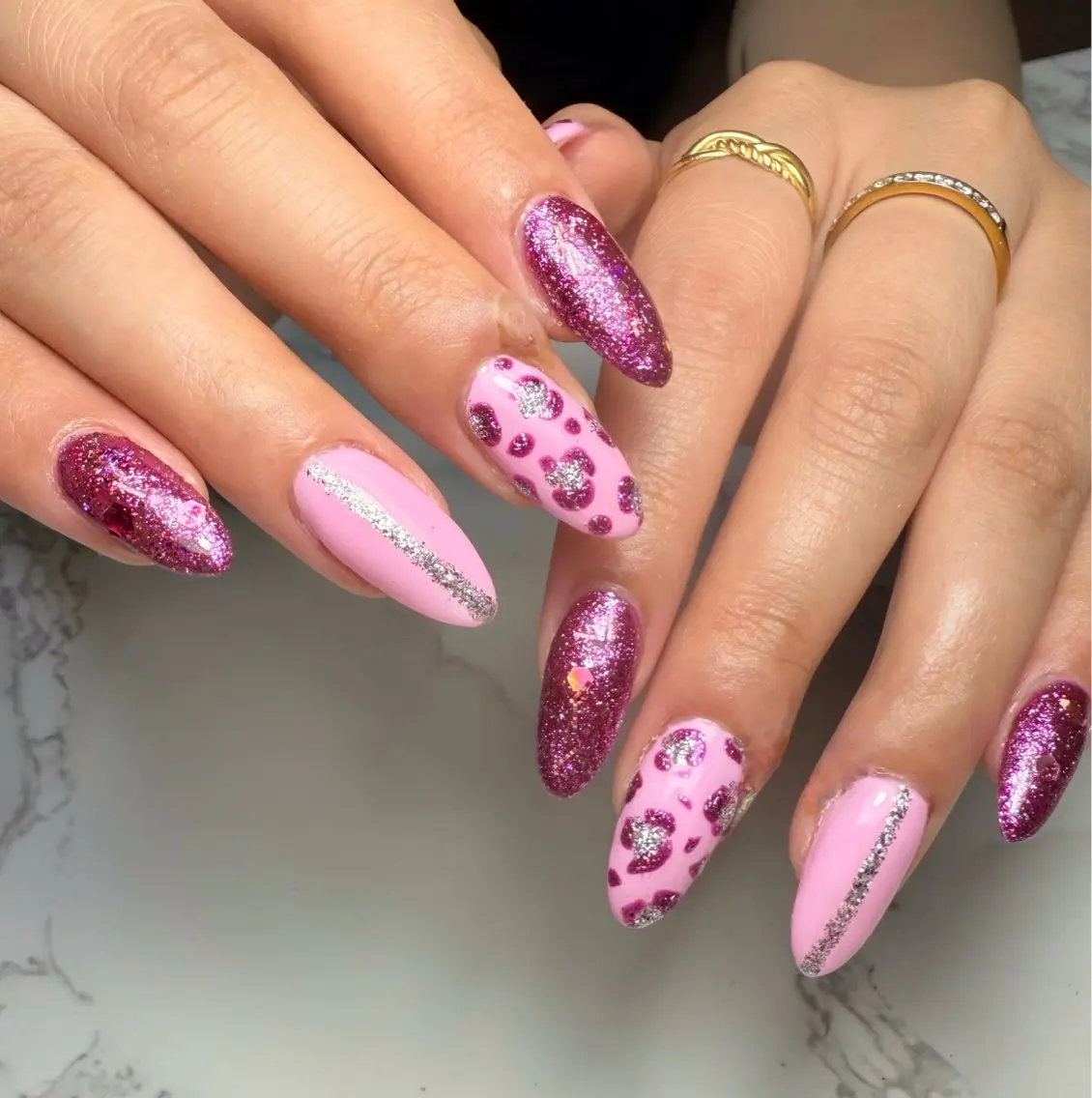 ネイル アニマル柄 アートネイル チークネイル フレンチネイル 氷ネイル・うるうるネイル Mai’s nailのネイルデザイン