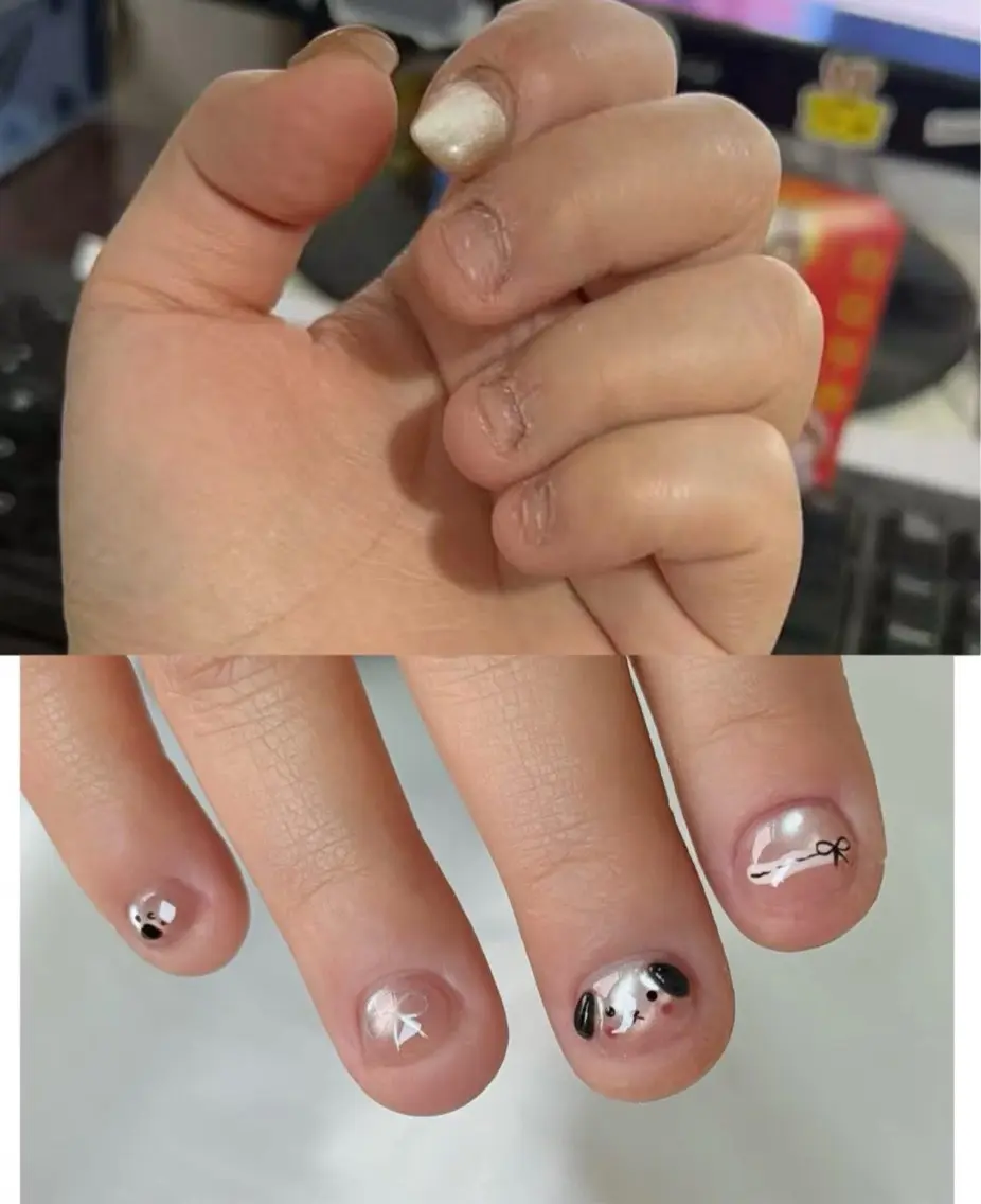 ネイル ショートネイル Ribbonnail salonのネイルデザイン