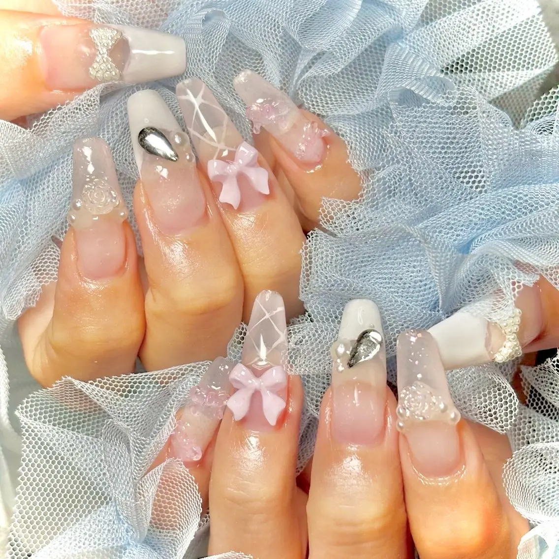 ネイル スカルプネイル miminon 自宅ネイルサロンのネイルデザイン