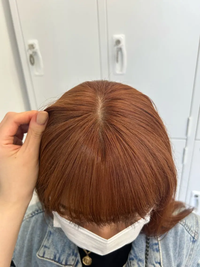 セミロング カラー ブリーチ Nanaha /レイヤーカットのヘアスタイル