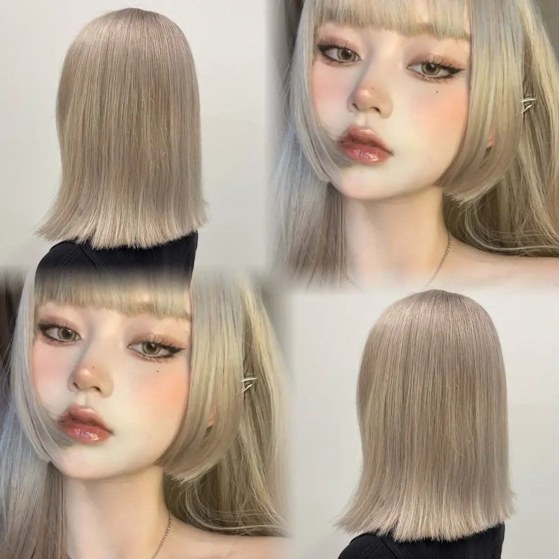 ロング カラー 色落ち綺麗🩰ハイ トーン🎀RINKAのヘアスタイル