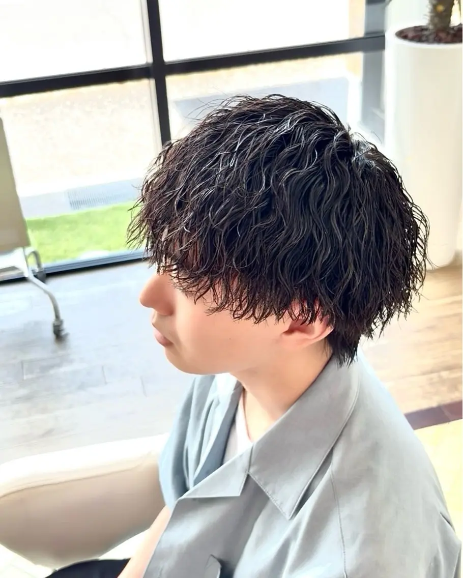 パーマ メンズ メンズパーマ カット パーマ ☆★メンズ特化★☆ 川地由麿のヘアスタイル