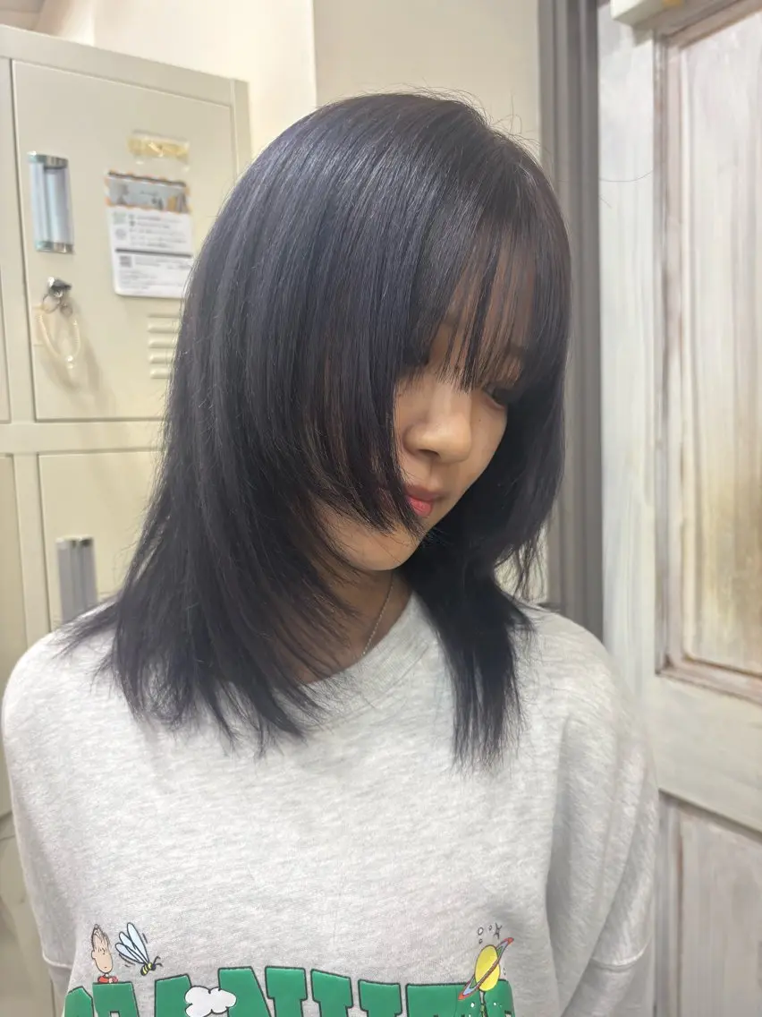 ミディアム カット ヘアカラー トリートメント コトナ越谷/ 高堰朱羽.｡.:*☆のヘアスタイル
