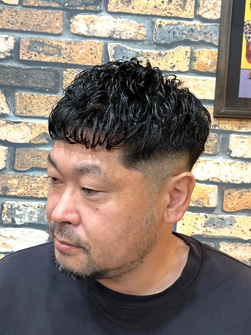 ミディアム パーマ 🌈予約の98%パ ーマ⭕️🌈福本のヘアスタイル