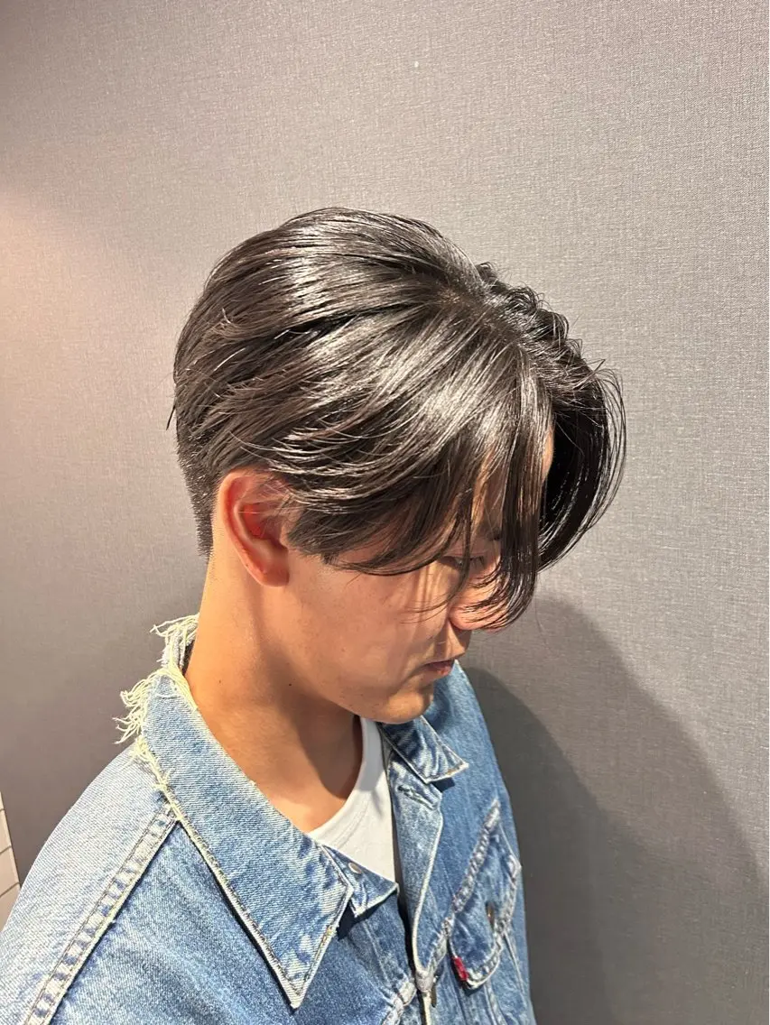 ミディアム パーマ ミディアムパーマ ニュアンスパーマ カット パーマ 奥村 悠晏のヘアスタイル