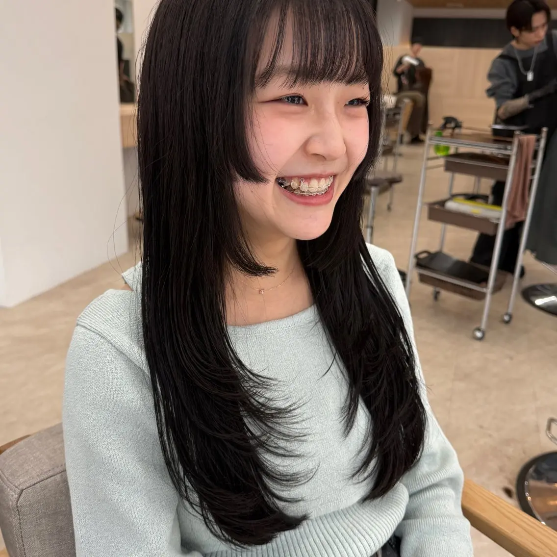 ロング カット 満足度No.1🐥❕ 平島 凪紗のヘアスタイル